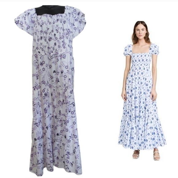 THE GOLDEN GLOBE CLOTHING BLACK TIERED MAXI DRESS 100% COTTON Size 1X NWT - Picture 11 of 11